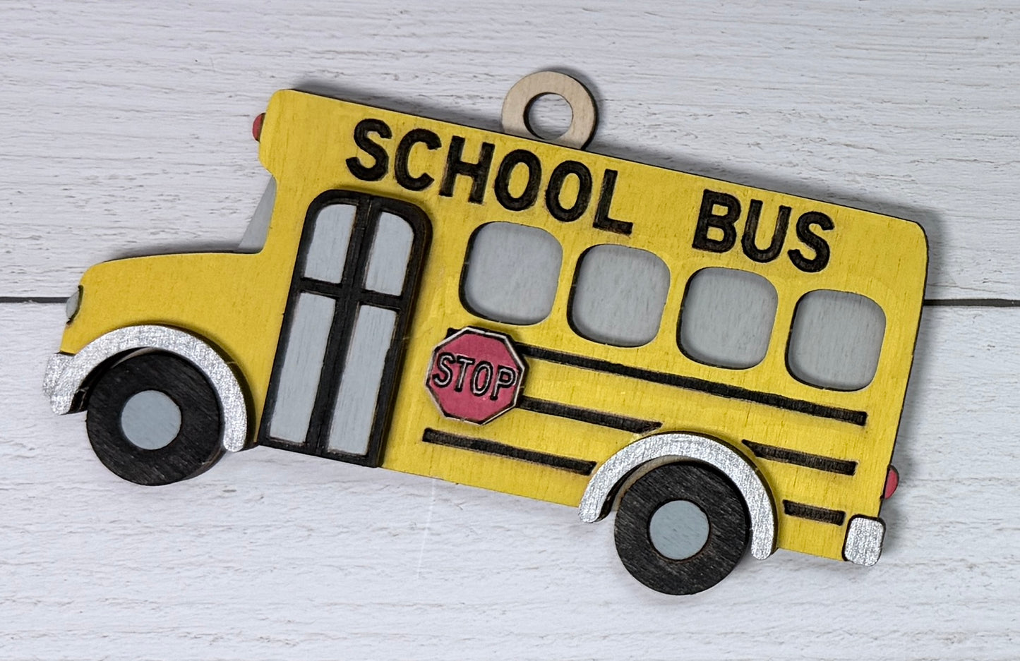 DIY Bus Paint Ornament