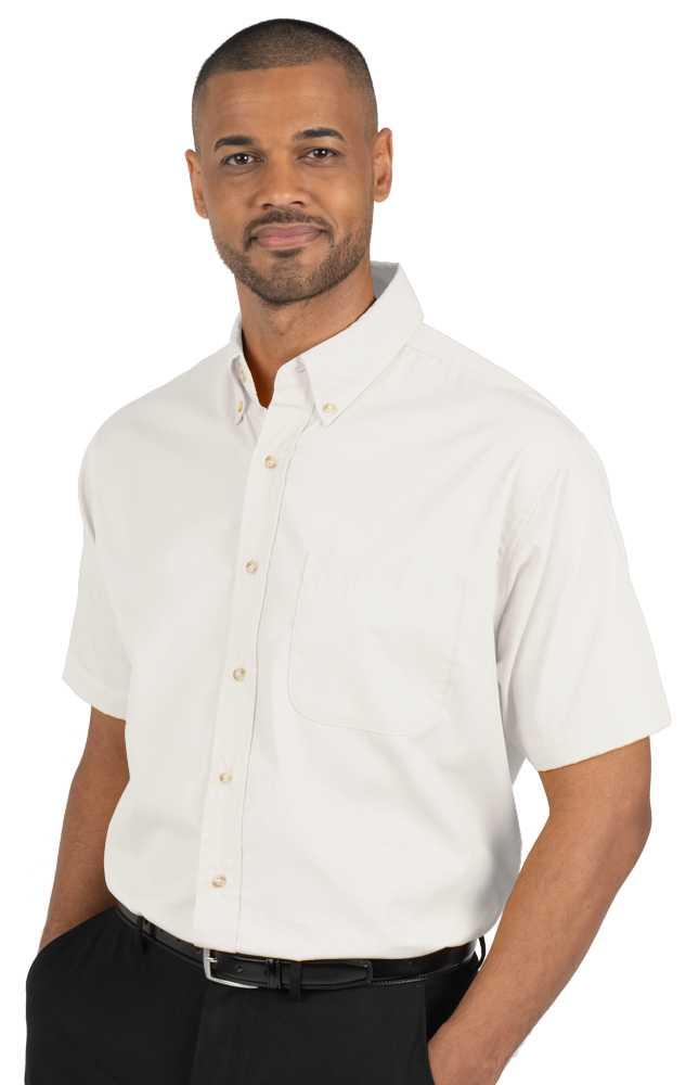 a man wearing a white shirt
