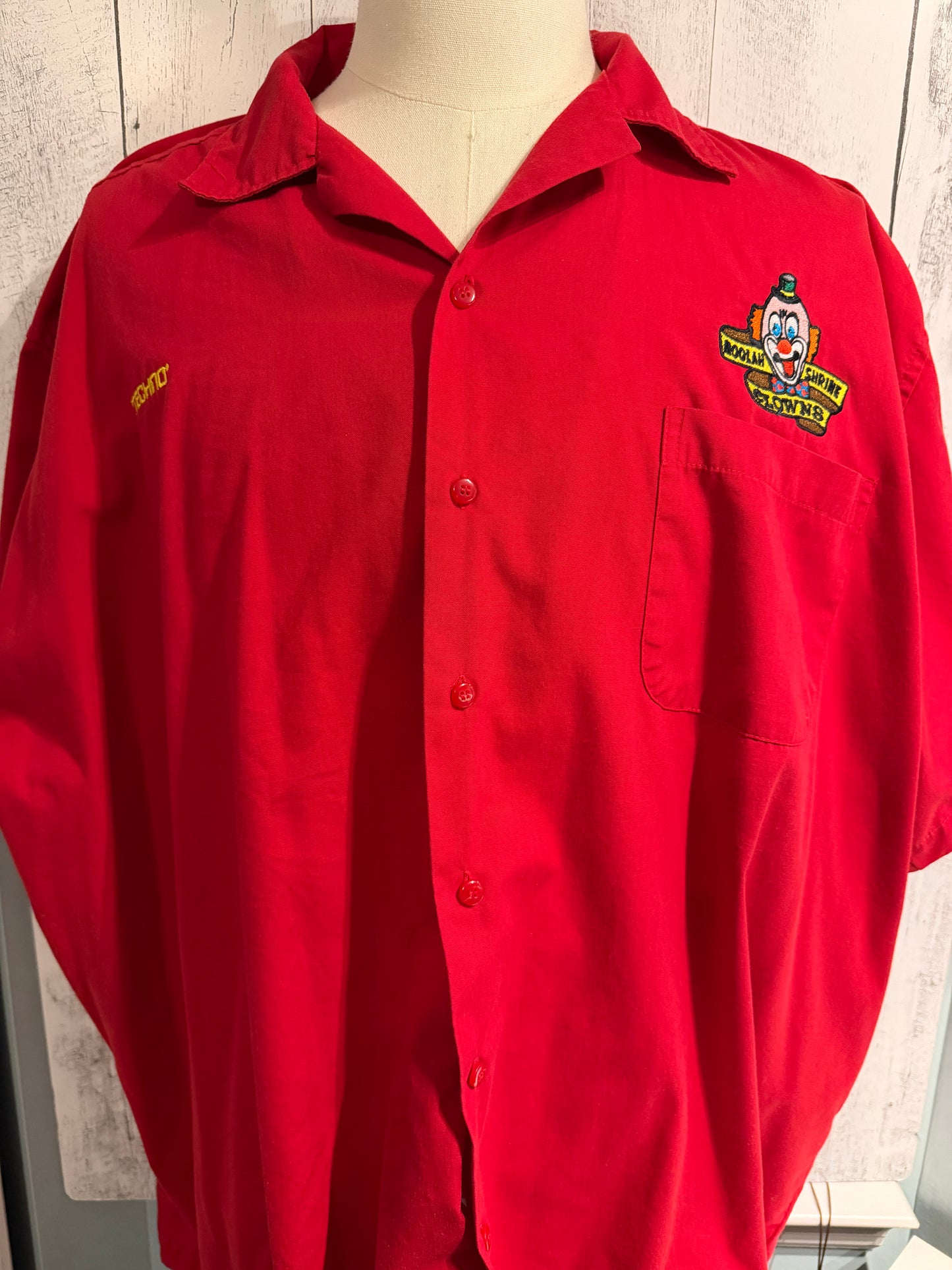 Clown Mens Camp Shirt