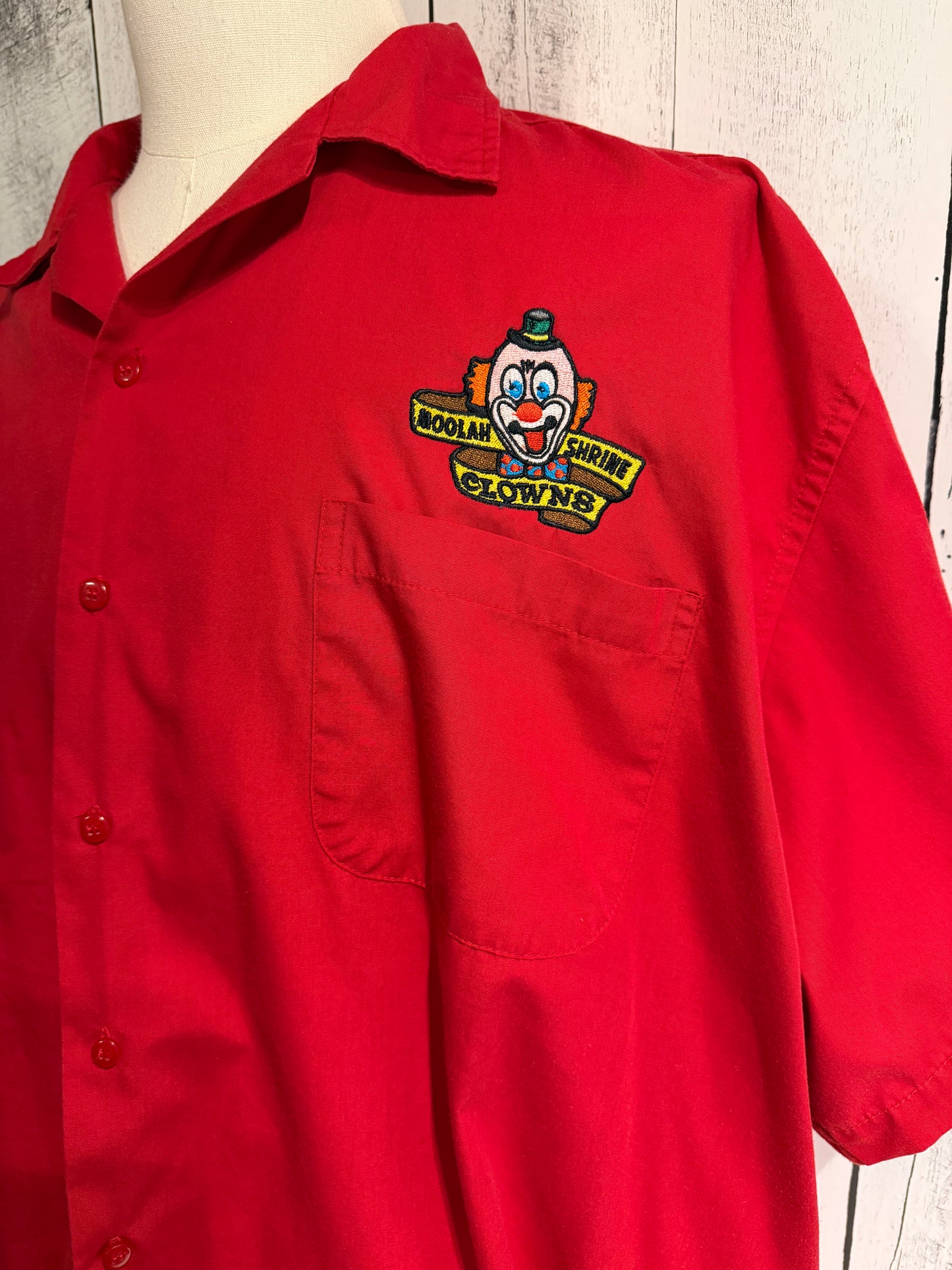 Clown Mens Camp Shirt